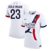 Paris Saint-Germain Randal Kolo Muani #23 Bortedrakt Dame 2024-25 Kortermet